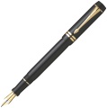  Перьевая ручка Parker Duofold Centennial F77, Black GT (Перо M)