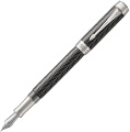  Перьевая ручка Parker Duofold Prestige Centennial F307, Black Chevron СT (Перо F)