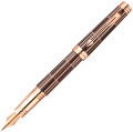 Перьевая ручка Parker Premier Luxury F565, Brown PGT (Перо F)
