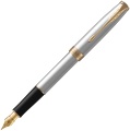  Перьевая ручка Parker Sonnet Core F527, Stainless Steel GT (Перо F)