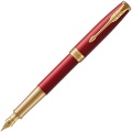  Перьевая ручка Parker Sonnet Core F539, Lacquer Intense Red GT (Перо F)