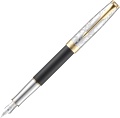  Перьевая ручка Parker Sonnet Impression SE18 F541, Matte Black GT (Перо F)
