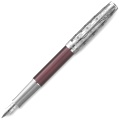  Ручка перьевая Parker Sonnet Premium F537, Metal Red CT (Перо M)