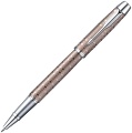 Ручка-роллер Parker I.M. Premium Vacumatic T224, Brown Shadow CT